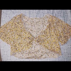 Shein Floral Crop Top